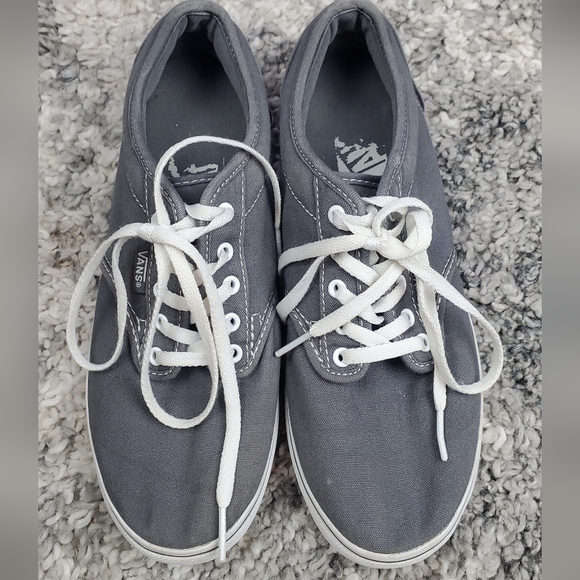 Bundle Only:Vans Womens Gray Classic Collage Low Top Lace Up Canvas Shoes Size 6 - Picture 3 of 11